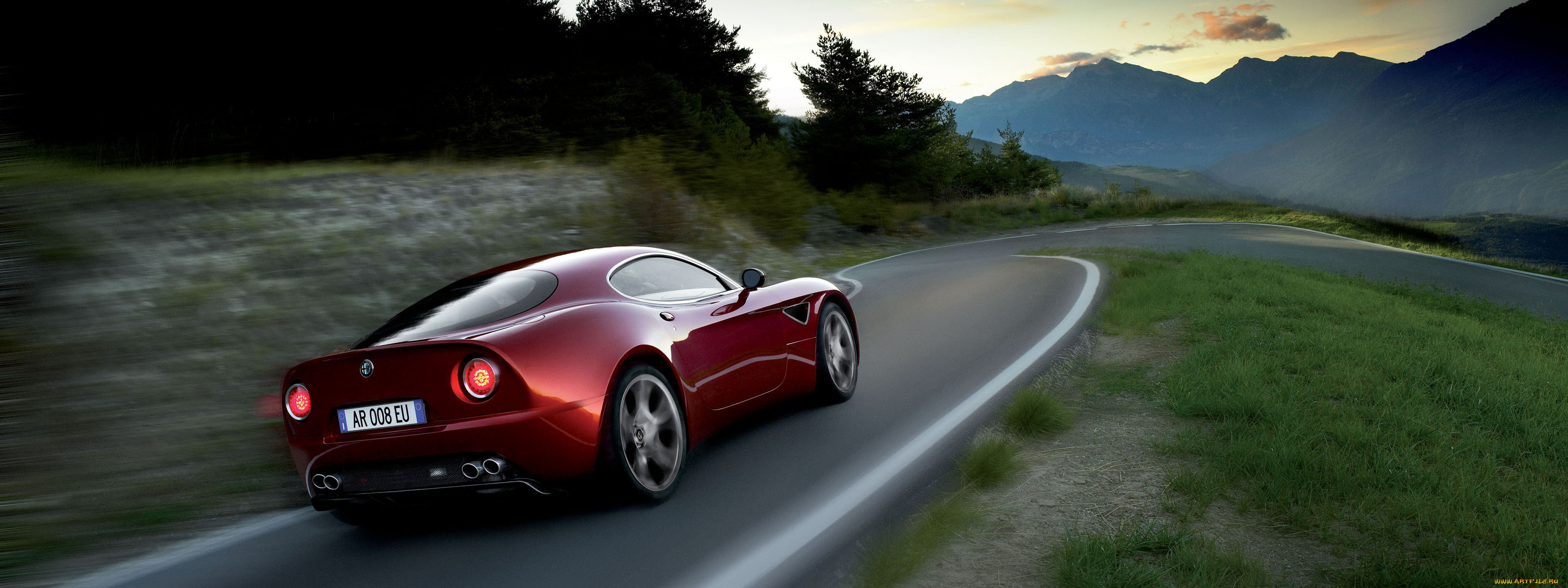 , alfa, romeo, 8c, competizione